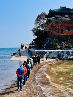 간월도 고립